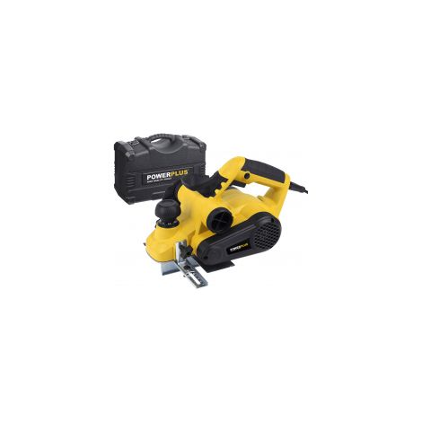 Powerplus Rabot Électrique POWX1111 - outil électrique 900 W - profondeur réglable 3 mm - 16 000 tr/min - avec 2 acc.