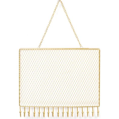 Support de rangement de bijoux suspendu (version horizontale)