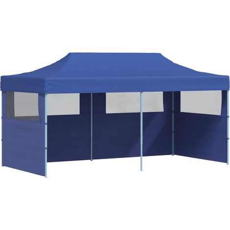 Party-Zelt Blau 291 x 580 x 315 cm Oxford-Stoff vidaXL
