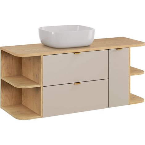 Mobile bagno con lavabo Azel cachemire 120cm (1/5)