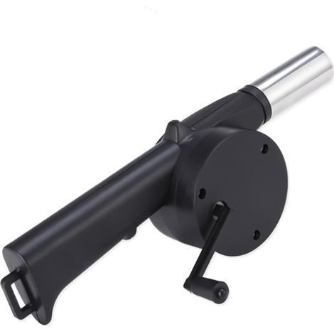 Ventilatore manuale per barbecue, soffiatore d'aria per barbecue, soffiatore per griglie a carbone, strumento da cucina per campeggio all'aperto (1/5)