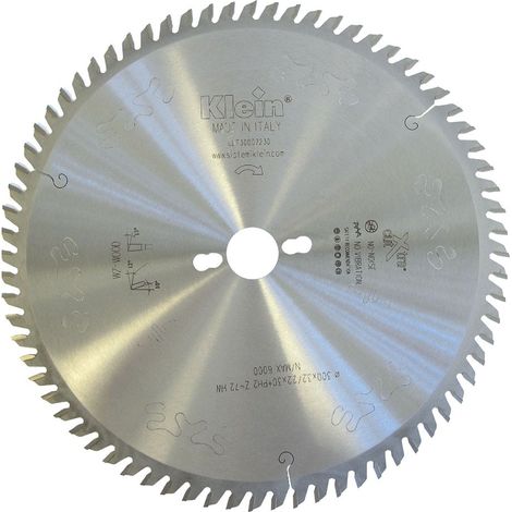 Lama circolare universale extracutB. D=250, d=30, B/c=3.2/2.2, Z (Nr. denti)=60, Fori trasc.=PH02 CDT250.06030 KLEIN (1/5)