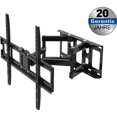 mywall HF19L - Wandhalterung für Flachbildschirme von 32" bis 70" (81-178 cm, neig- und schwenkbar, 40 kg), Farbe Schwarz