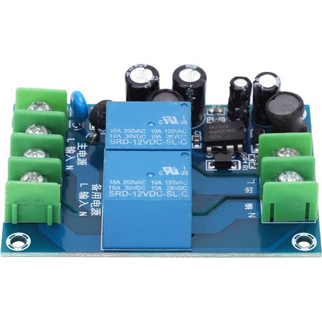 Module de commutation automatique AC 2 canaux 2 entrées 1 sortie 10A 85-240V pour ordinateurs portables YX-Q01 (1/5)