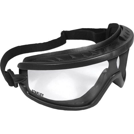Stanley Vented Safety Goggles Eye Protection Polycarbonate Lens EN 166 Standard (1/3)