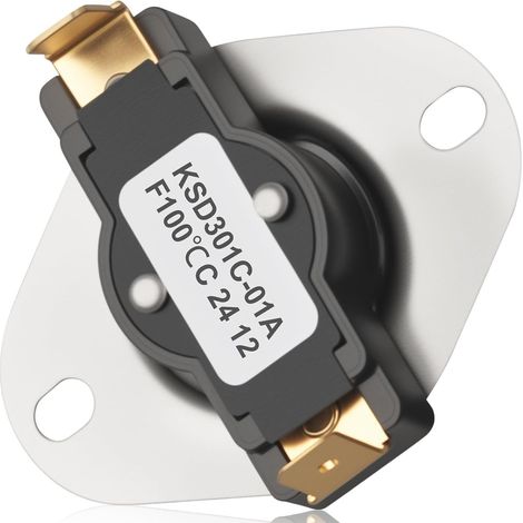 2511F002-351 100F Normally Open Furnace Fan Temperature Control Switch, Fast Acting Plate Temperature Control Switch (