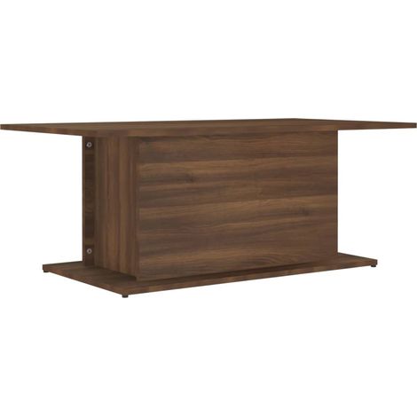 Maison Exclusive - Couchtisch Braun Eiche 102x55,5x40 cm Holzwerk