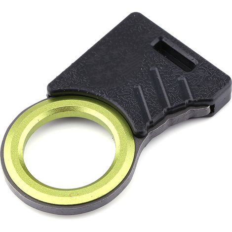 Mini couteau EDC (Outil de Vie Pratique) de survie en extérieur avec crochet, poignée pour le pouce et système de coupe à la ceinture (1/5)