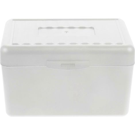 Porte-bloc-notes multifonction, distributeur de blocs-notes, organiseur de trombones pour bureau-14.50X8.00X9.00CM-White (1/4)