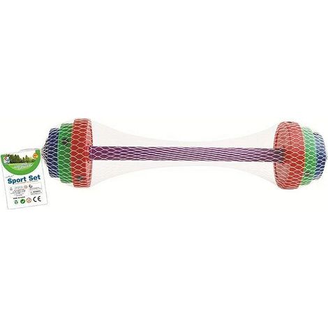 Bilanciere in plastica con pesi da 420 g