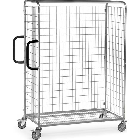 fetra Rückwand L x H 650 x 1225 mm, für Kommissionierwagen (1/2)