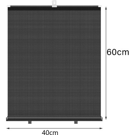 Pare-soleil rétractable pour vitres latérales de voiture, rideau pare-soleil enroulable (1/5)