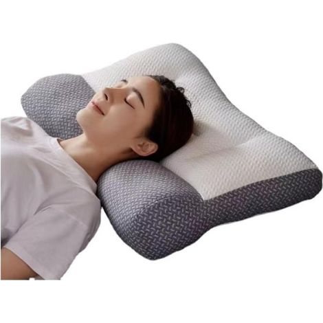 Oreiller Cervical - 48 x 74 cm - Pour Dormeurs Sur Le Dos Et Sur Le Côté - 1 Pièce (1/5)