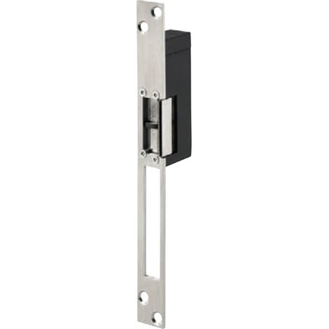 Gache électrique à encastrer 99 mm 12V droit tirant à émission Beugnot WP 1000 (1/5)