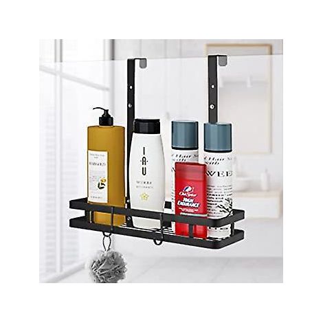(1pcs)etagre De Douche, Organisateur De Douche Adhsif, Etagre De Douche Sans Perage, Support De Douche En Acier Inoxydable 304 Antirouille Avec Po (1/5)