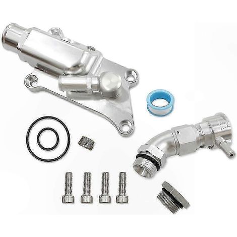 Bouchon de liquide de refroidissement supérieur avec col de remplissage coudé droit pour moteurs K20Z3 et K24, tuyau intégré, pièce auto durable. (1/5)