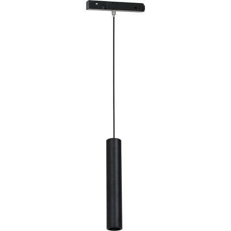 Suspension sur rail magnétique noire tube LED 7 W 3000 K 48 V Magnetic Track 20 mm Milagro (1/5)