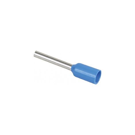Embout pour fil souple section 0,75mm² Bleu - Prix à la pièce