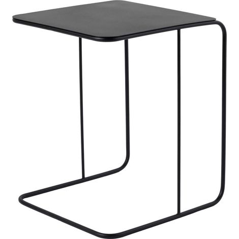 Beistelltisch aus Metall "Poet" 47 x 46 x 57 cm - Schwarz