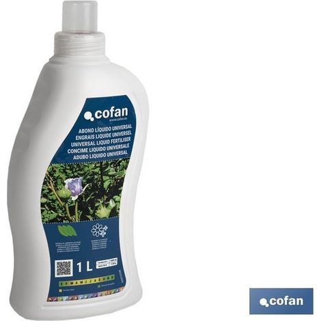 Engrais liquide universel 1 l avec complexe multi-nutriments et vitaminique pour plantes