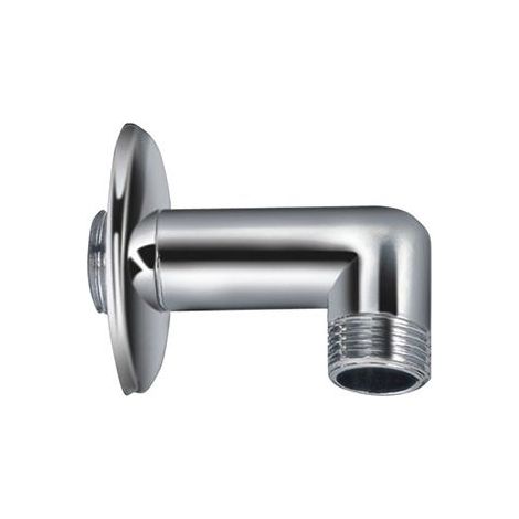 CURVETTA RACCORDO DOCCIA MM1/2 C/ROSONE OTTONECRO