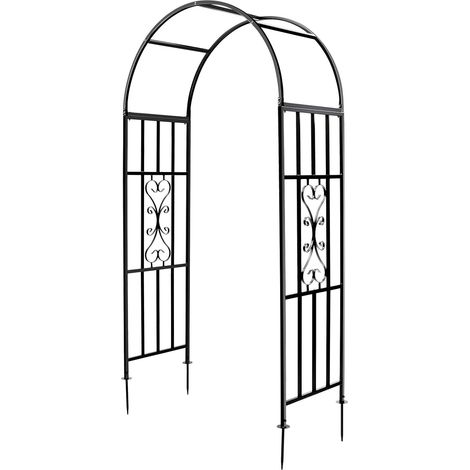 Garden Arch Curved Metal Gazebo for Climbing Plants, Wedding Arches, Ceremonies (1/5)
