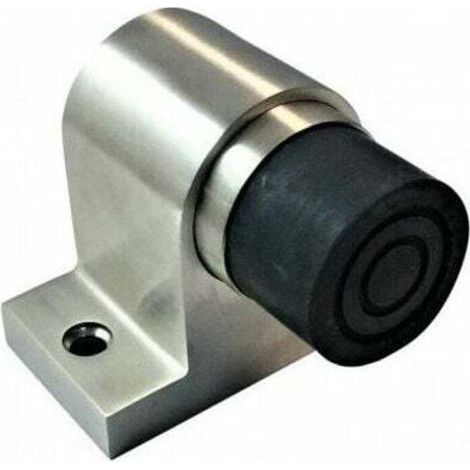 Heavy Duty Door Stop for Doors up to 120 kg, Spring-Loaded, 304 Stainless Steel, Finely Polished