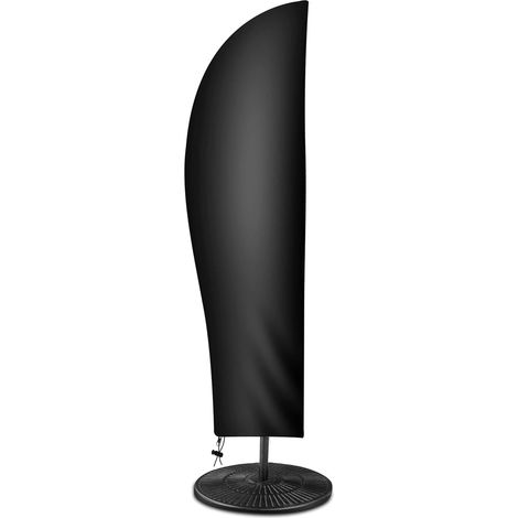 Housse Pour Parasol - 265 cm H - Tissu Oxford 210D Imperméable Et Anti-UV - Noir - 1 Pièce (1/5)