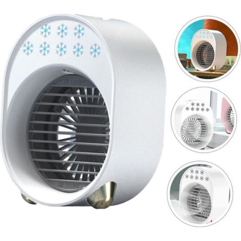 Mini-Klimaanlage, mobile Klimaanlage ohne Abluft, leiser Ventilator (1/5)