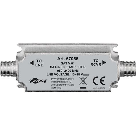 Amplificador de antena sat 950 mhz - 2400 mhz, amplificador de pista para potenciar las señales. (1/2)