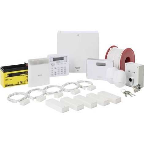 Kit système d'alarme ABUS AZAA10300 Terxon SX Zones d'alarme filaire 8 zones, 1x zone anti-sabotage V162663 (1/2)