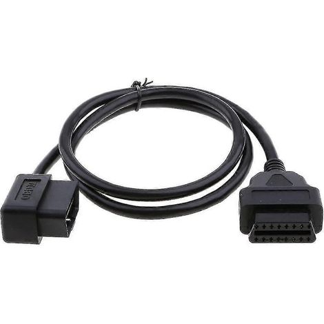 Câble d'extension OBD2 16 broches mâle vers femelle, connecteur de 1 m (3,3 pi) (1/4)