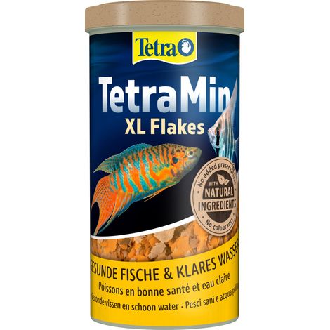 TetraMin Zierfischfutter XL-Flakes 1 L Fischfutter (1/3)