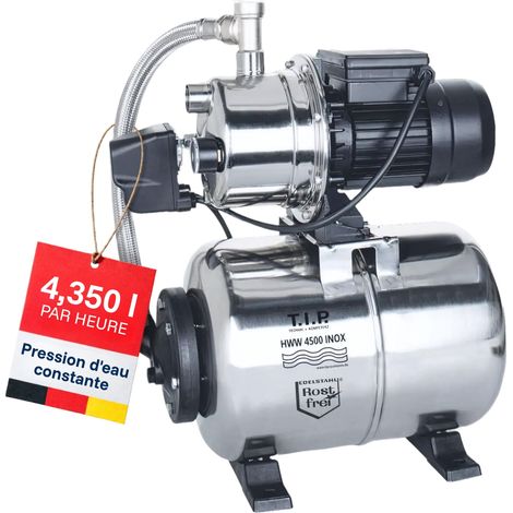 Groupe de Surpression, Pompe Jardin Inox, 1200 W, 22 L (1/5)