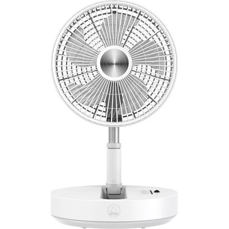 Ventilador de mesa USB silencioso, 10800 mAh, plegable y retráctil, con mando a distancia. (1/5)