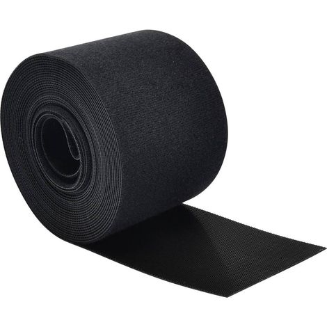 Ruban auto-agrippant quadrios 25ca513 noir vendu au mètre