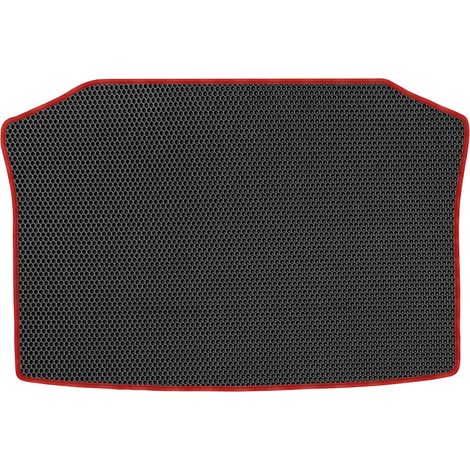 Tappetino per bagagliaio in EVA a nido d'ape per Volkswagen Polo IV Hatchback dal 2001 al 2009 - NERO (1/5)