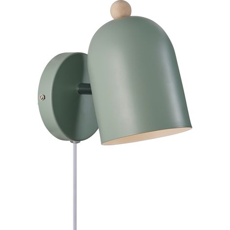 Applique murale GASTON Métal Vert poudré, H.19.5 - IP20 - E27 /Nordlux Intérieur (1/5)