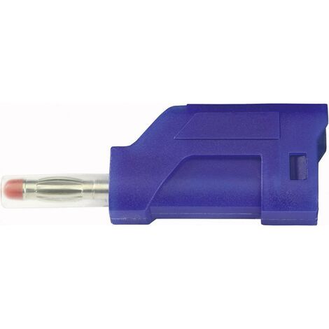 Fiche banane mâle Ø de la broche: 4 mm TRU COMPONENTS TC-R8-104 BL 1587905 bleu 1 pc(s) S640731 (1/3)