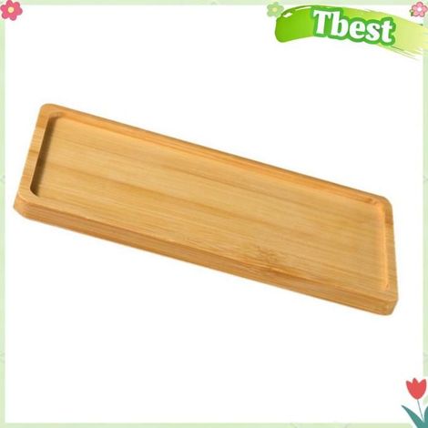 Tbest dessous de verre pour boissons Dessous de Verre en Bois, Dessous de Verre Rectangulaire Naturel pour la instruments pour (1/5)