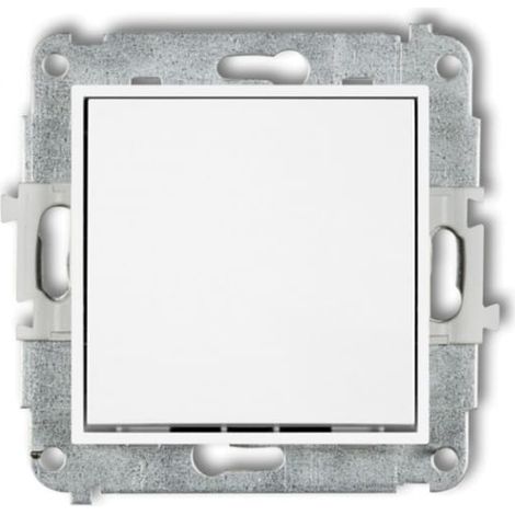 Mecanismo de interruptor de escalera (un botón sin pictograma) blanco MWP-3.1