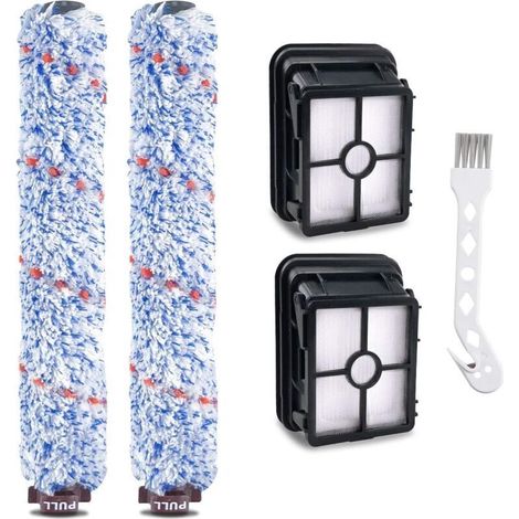 Accessori per l'aspirapolvere Bissell Crosswave 3 in 1: spazzola rotante di ricambio, filtro di ricambio compatibile con le serie Bissell 17132 e 2225N-Crezuo.-Crezuo