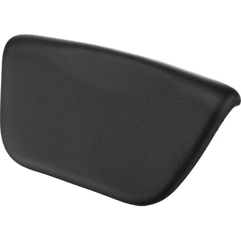 Coussin de bain imperméable pour un séchage rapide et facile, soutien de la tête, de la nuque et du dos, noir (1/5)