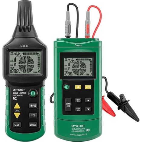 Localisateurs de Tuyaux Détecteur de Câble Électrique Détecteur de Tuyau Multifonction Recherche Testeur de Câble (MY6818)-VSIAISV (1/5)