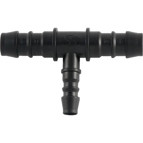Conector de manguera SAUERMANN T con reducción Ø 6 mm - 2 x Ø 10 mm