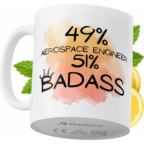 Lustige Tasse für Luft- und Raumfahrtingenieure – Kaffee- oder Teetasse mit witzigem Textdesign – ideal für Geburtstage, Namenstage, Feiertage und besondere Anlässe. Hochwertige Tasse für Zuhause, Bür (1/5)