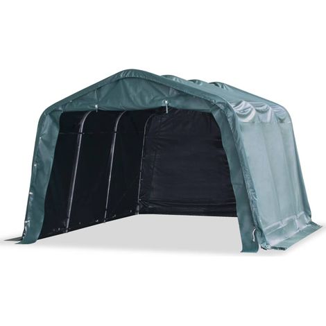 Weidezelt PVC 550 g/m² 3,3×4,8 m Dunkelgrün vidaXL