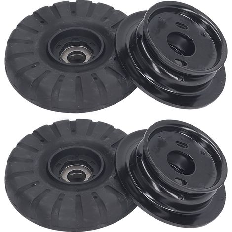 Kit de 2 Supports d'Amortisseur Avant en Caoutchouc Résistant à l'Usure pour Chevy Aveo - Montage Supérieur de Jambe de Force (1/5)