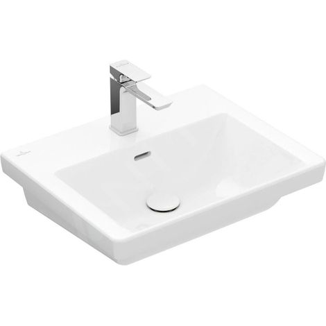 Villeroy & Boch Subway 3.0, lavabo rectangulaire, 1 trou pour (1/4)