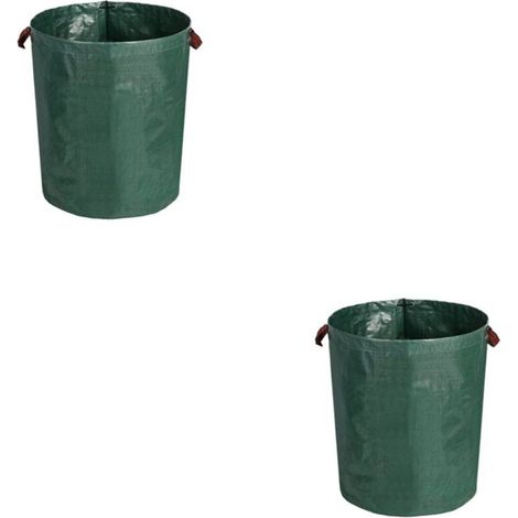 Enowelir 2 Sacs de Jardin 200 Litres Indéchirables et Renforcés pour Déchets Verts et Feuilles (1/4)